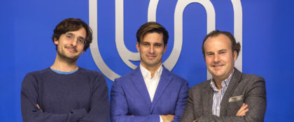 João Graça (Co-fundador e CTO), Vasco Pedro (Co-fundador e CEO) e Wolfgang Allisat (Chief Customer Officer)